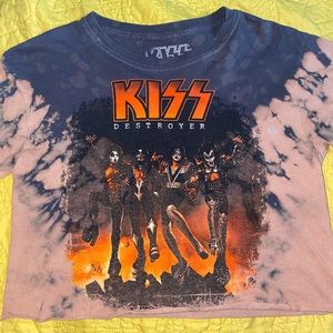 KISS crop top tshirt